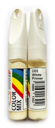 Color Mix autós javítófesték Fehér Alapozó 12, 5ml ecsetes karceltávolító, modellezéshez is (C03)