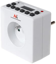 Maclean Cronometru digital funcție aleatorie, cronometru, 10 programe, max 156 programe, tip E, 3600W, MCE30 (MCE30)