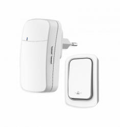 OMU system WBKK02-1A1VW Vezeték és elem nélküli csengő 1 adó - kinetic kapcsoló 1 vevő egység fehér (WBKK02-1A1VW)