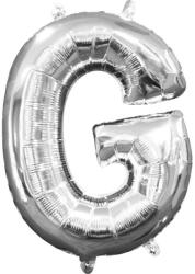 Mini G betű Fólia lufi, Silver 33 cm (DPA3302301) - pepita - 95 Ft