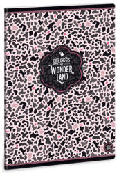 Ars Una Ars Una: Wonderland Ghost Pink vonalas füzet A/5 40lapos (93139434) - jatekshop
