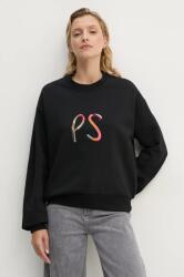 PS Paul Smith pamut melegítőfelső fekete, női, nyomott mintás, W2R. 352V. NP4786 - fekete S