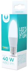 Forever LED izzó E27 / C37, 6W, 4500K, 480lm, semleges fehér fény, Forever Light