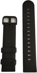 Colmi C8 Max okosóra szíj, szilikon, fekete, Silicone Strap