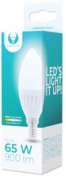 Forever LED izzó E14 / C37, 10W, 6000K, 900lm, hideg fehér fény, Forever Light