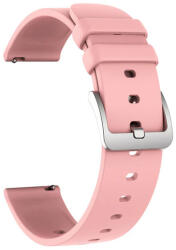 Colmi okosóra szíj, szilikon, rózsaszín, 22mm, Silicone Strap - gsmlive
