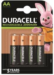 Duracell Tölthetõ elem, AA ceruza, 4x2500 mAh, DURACELL (4 db) (DUAKU003)