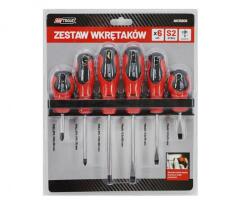 AWTools Csavarhúzó Készlet, 6 Részes, Bliszteres, S2, Hrc 51-54, Cr-v, Awtools (aw36806)