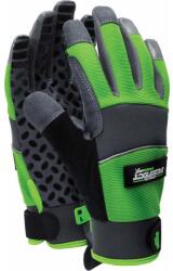 STALCO Szintetikus kesztyű, méret: 8, poliészter/elasztán, HI-VIS GRIPPER, STALCO PERFECT (S-79075)