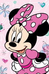 Jerry Fabric Disney Minnie Flowers mikroflanel takaró 100x150cm JFK033784 (JFK033784)