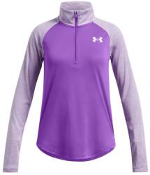 Under Armour Lány póló Under Armour Girls' UA Tech Graphic 1/2 Zip - Lila