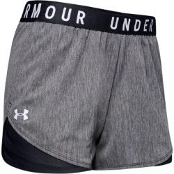 Under Armour Play Up Short 3.0 Twist - black/white - Szürke
