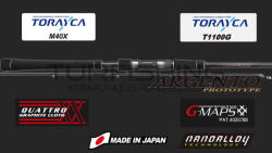 Graphiteleader ARGENTO PROTOTYPE GLAPS-942ML 2.85m FAST 28gr (G08747) - turfishing