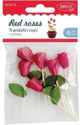 Daco Papír dekoráció, rózsák Daco "Red roses (DACO00423)