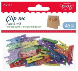 Daco Fa csipesz 45 db/csomag Daco vegyes színek (DACO00001)
