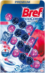 Bref wc tisztító golyós Mega Pack (3DB-OS, 9csg/karton) Color Aktiv 3X50g Flower (9000101024067)