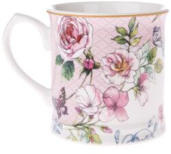 4home Rózsa porcelán bögre, 400 ml