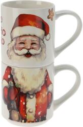 4home Santa 2 db-os bögrés szett, 265 ml, porcelán