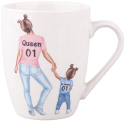 Altom Design Queen - girl porcelán bögre, 300 ml