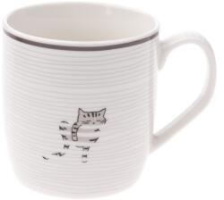 4home Cirmos macska porcelán bögre, 345 ml