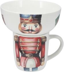 4home Diótörő reggeliző készlet, 2 db, porcelán