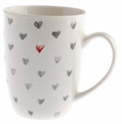 4home HEART porcelán bögre, 340 ml