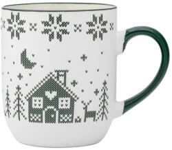Altom Design Grenlandia porcelán bögre 450 ml, zöld