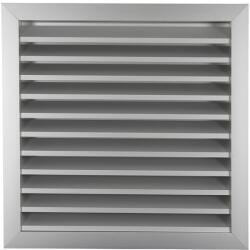 Dalap Alumínium szellőzőrács fix lamellákkal 400x400 mm (9722)