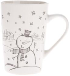 4home Hóember karácsonyi porcelánbögre, 435 ml