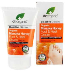 Dr. Organic láb- és sarokápoló - bio manuka mézzel 125ml