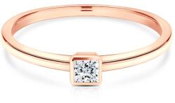 SAVICKI Inel de logodnă Pure: aur roz, diamant - savicki - 4 068,00 RON