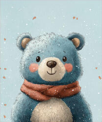 Takoy Szabadidő anyag Takoy PANEL mackó sállal 50x60 cm