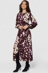 Closet London London Rochie din Viscoza in Culoare Maroon DR4713