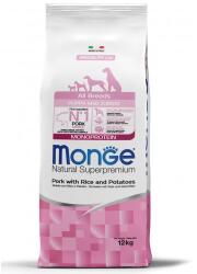 Monge Natural Superpremium All breeds Puppy and Junior Monoprotein Pork with Rice and Potatoes - пълноценна суха храна за подрастващи кученца от всички породи със свинско, ориз и картофи - 12 кг, Италия - 1