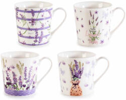 Decorer Set 8 cani portelan Lavanda 9x9 cm, 350 ml (A72.10.19)
