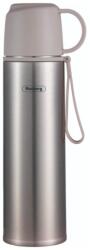Rosberg Termos PREMIUM QUALITY din otel inoxidabil, 500ml, pereti dubli, mentine rece cald, Rosberg, gri (R52010F- Gri)
