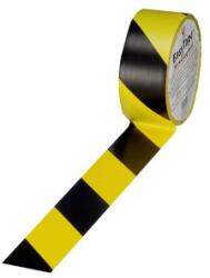 Banda adeziva de marcare Easy Tape, negru/galben, 75mm, 33m (4024213560157) - constructii-mag