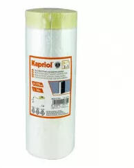 Kapriol - Folie mascare polietelina cu banda adeziva 270cmx16m (KAP-25775) - constructii-mag