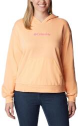 Columbia Logo III French Terry női trekking pulóver XS narancssárga|sárga