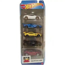 Mattel Hot Wheels - HW Motor Show - 5 db-os autó készlet (HTV49)