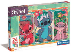 Clementoni Disney - Lilo és Stitch - A csillagkutya Evile maxi puzzle 24 db-os (24029)