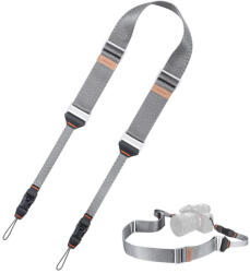 K& F Concept lapos nyakpánt gyorskioldó csattal, 4, 5cm x 100-145cm (szürke) (KF-13-132)