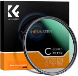 K& F Concept CPL cirkuláris polár szűrő, black mist 1/4 (82mm) (KF-01-2779)