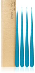 ester & erik taper candle turquoise (no. 56) gyertya 4x32 cm