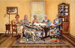 SunsOut 25202 - The Gossip Party - 1000 db-os puzzle