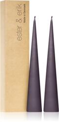 ester & erik cone candles muted mauve (no. 42) gyertya 2x25 cm
