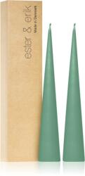 ester & erik cone candles cool mint (no. 55) gyertya 2x25 cm