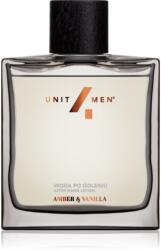 Unit4Men After Shave Lotion Amber&Vanilla borotválkozás utáni arcvíz 100 ml
