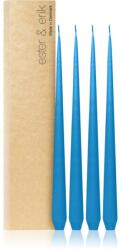 ester & erik taper candle moon blue (no. 37) gyertya 4x32 cm