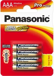 Panasonic Panasonic - 4 db Alkáli elem AAA Pro Power 1, 5V 1200 mAh FT1038 (FT1038)